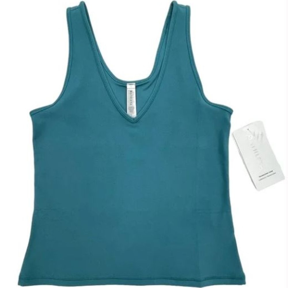 NWT! Athleta Transcend tank top boreallis green/small‎